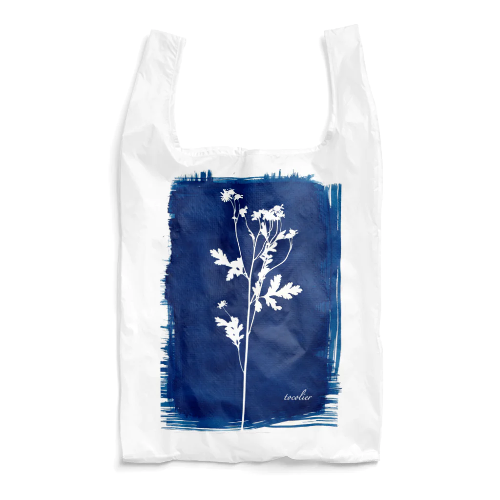 tocolierのCyanotype "matricaria" エコバッグ