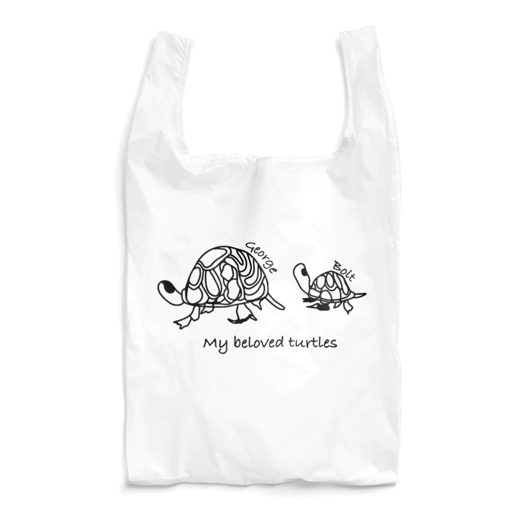 クジラデザインのジョージとボルト Reusable Bag