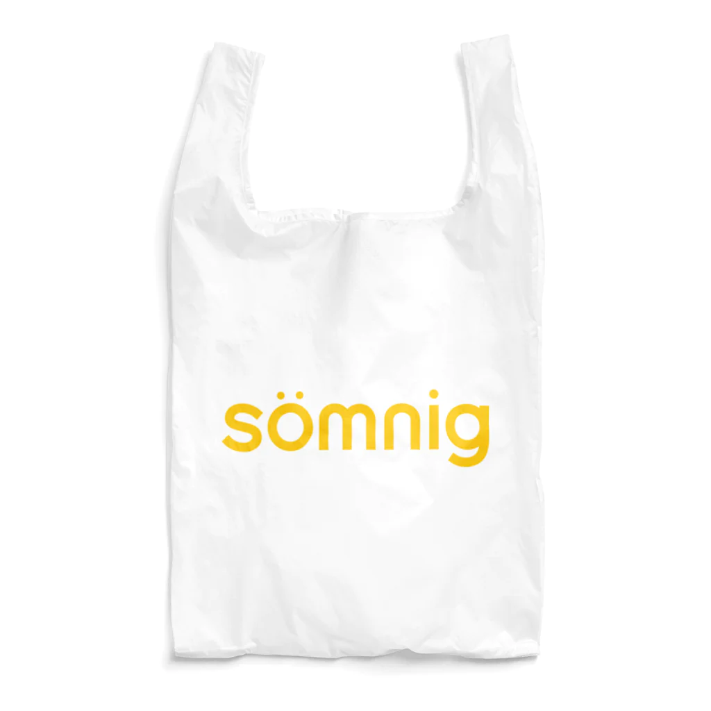TORISAKANAの眠いのロゴ（スウェーデン語・黄色） Reusable Bag