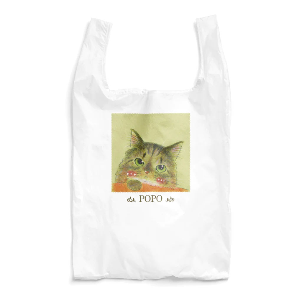 kintokimame_のぽぽちゃんエコバッグ Reusable Bag