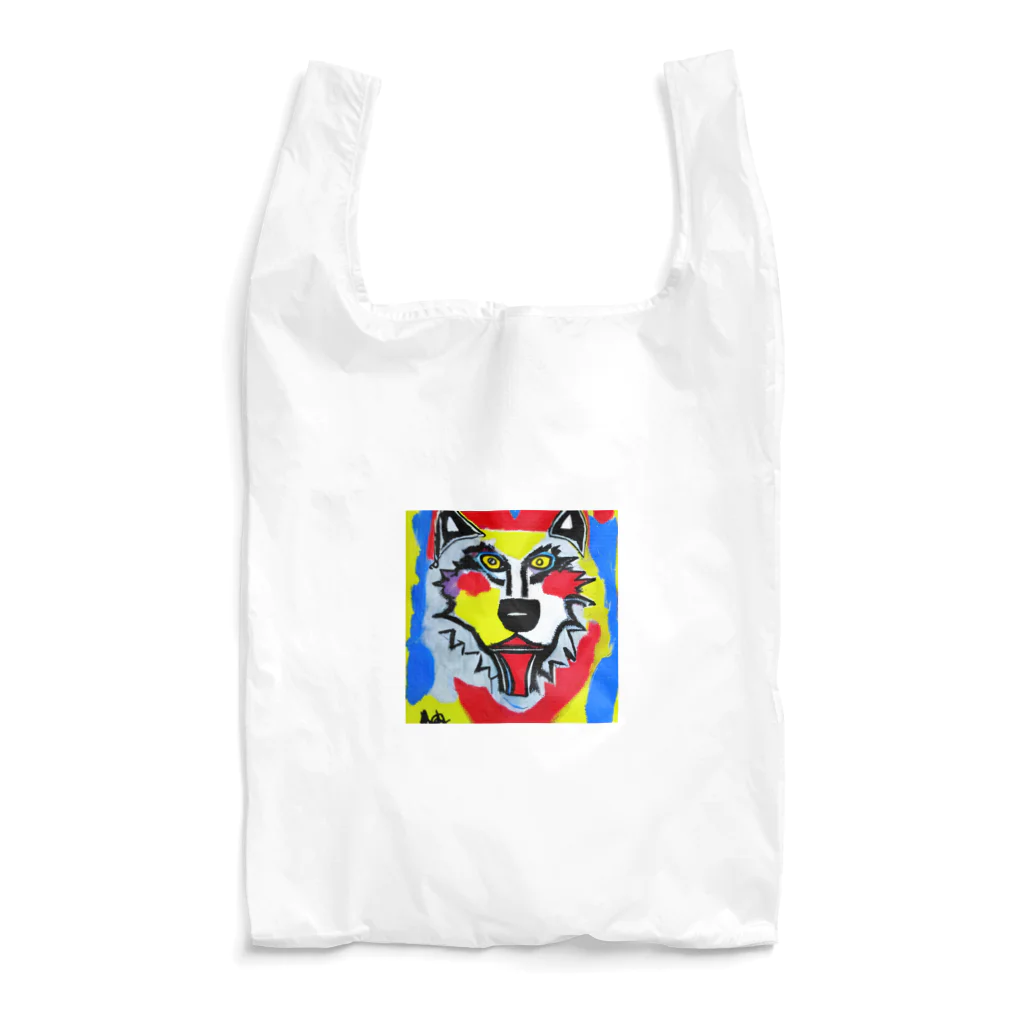 Alacarteのアートなオオカミ Reusable Bag