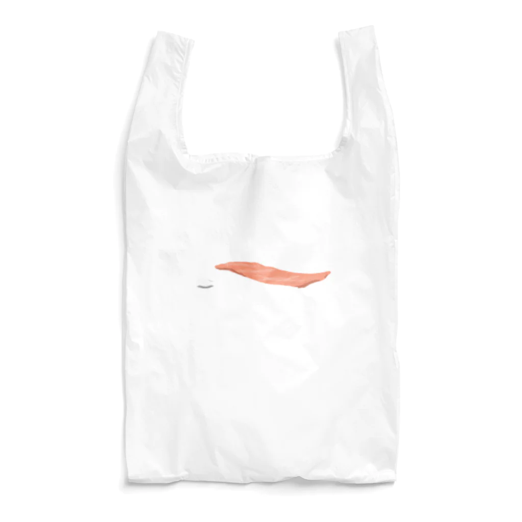 free_bat24のサーモンの切り身と米粒。 Reusable Bag