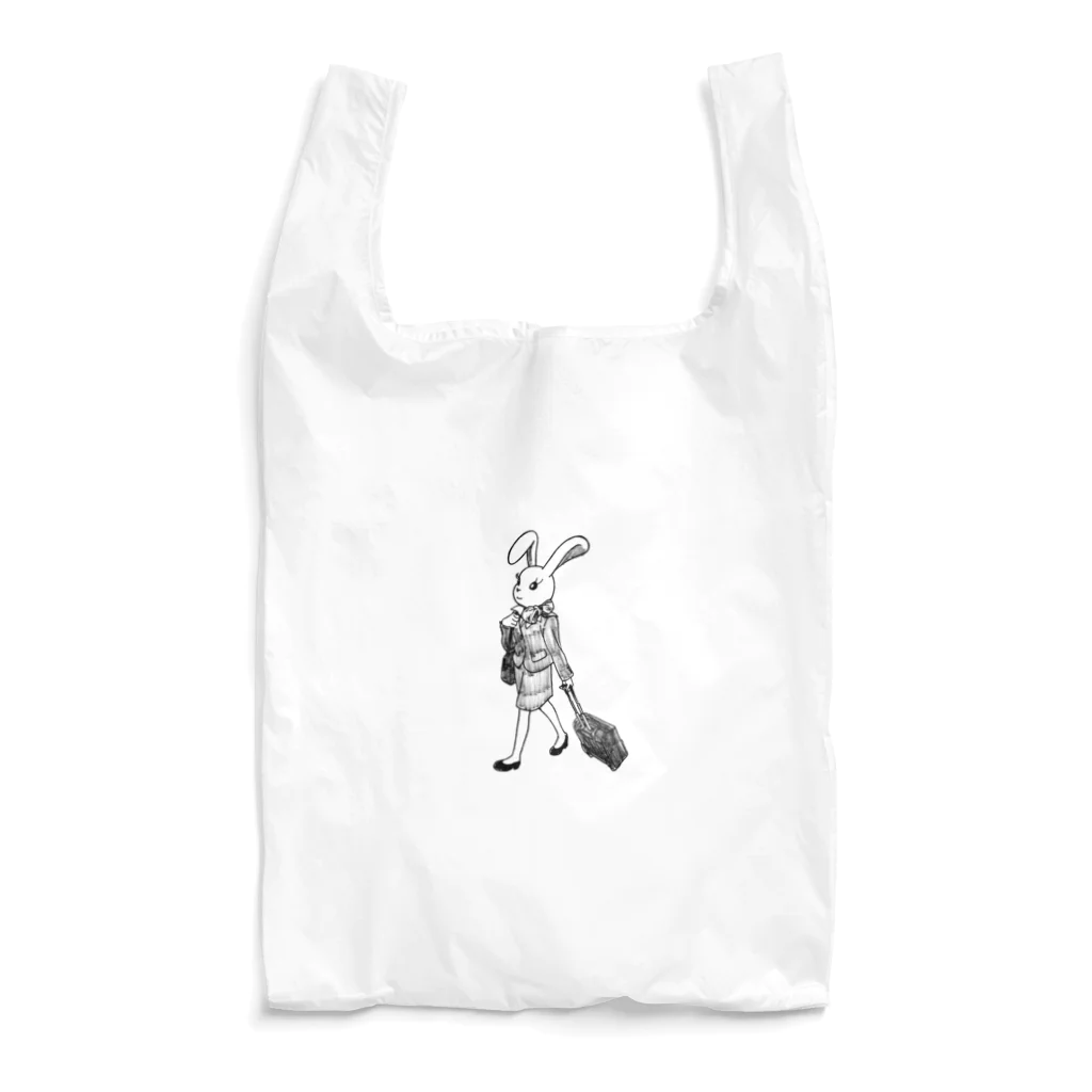 空想画学販売所のCAのウサ子 Reusable Bag