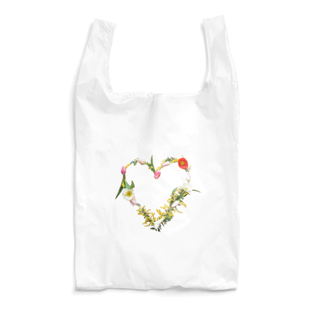 YAE.の生花で花文字♡ハート Reusable Bag