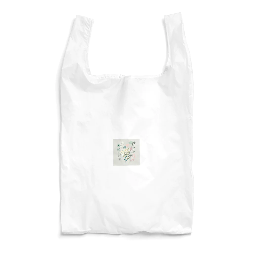 SuRa/AIイラストのPastelFlower Reusable Bag