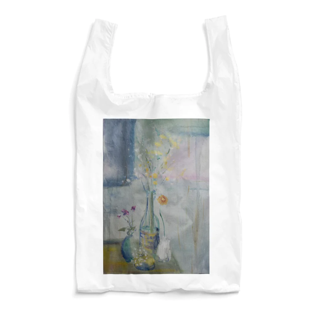 kitsuneの油画花たち Reusable Bag