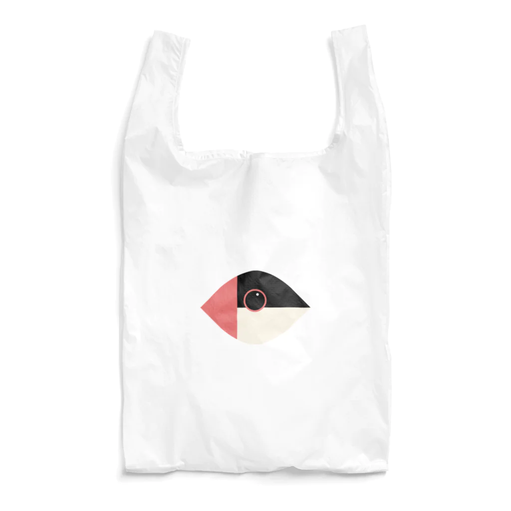 くろみつ屋の桜文鳥横顔モデル Reusable Bag