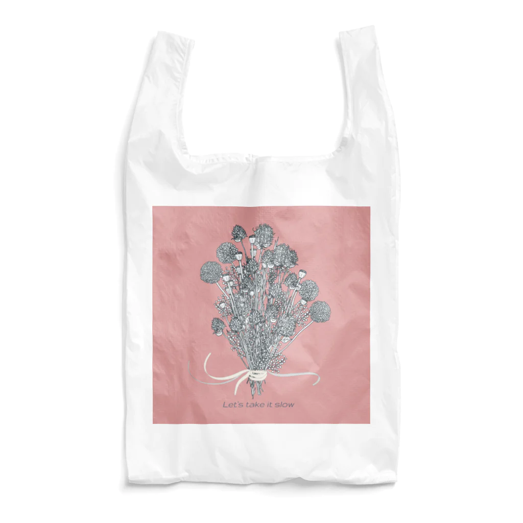 Timoのドライフラワー　pink Reusable Bag