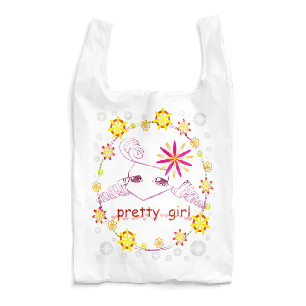 JapaneseArt Yui Shopのpretty girl エコバッグ