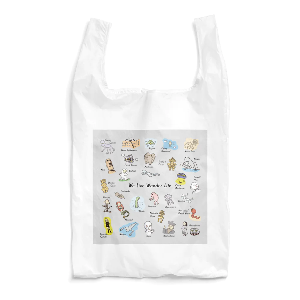 tarao storeのWe Live Wonder Life Reusable Bag
