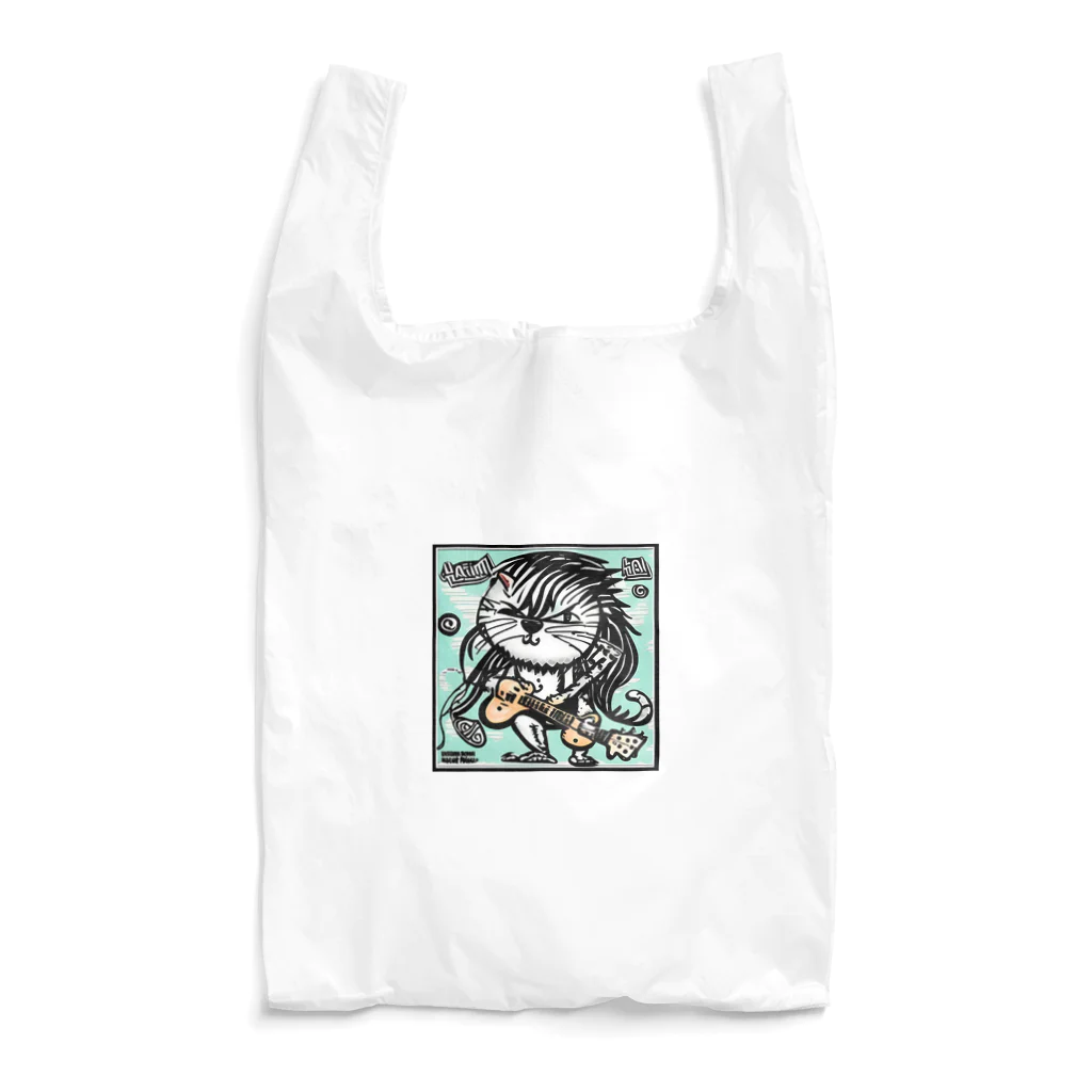 Alacarteの猫仙人のロックンロール🎶 Reusable Bag