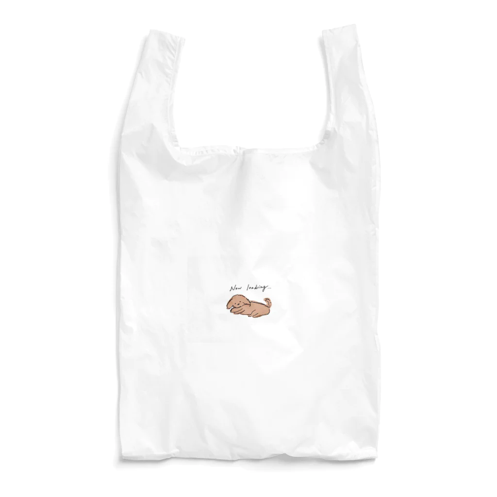 kojika_no_yabouのローディング中のプードル。 Reusable Bag