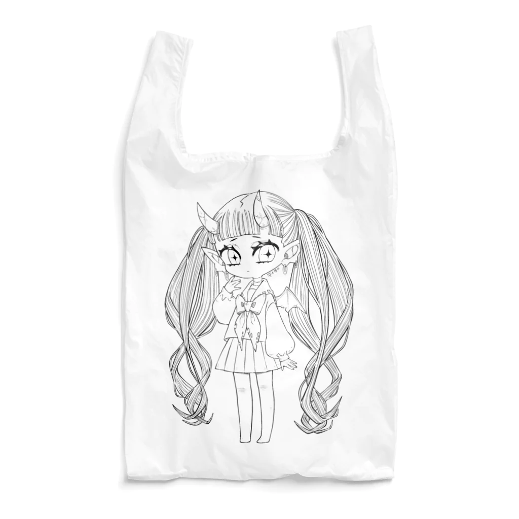 ティダの失恋ちゃん（線） Reusable Bag