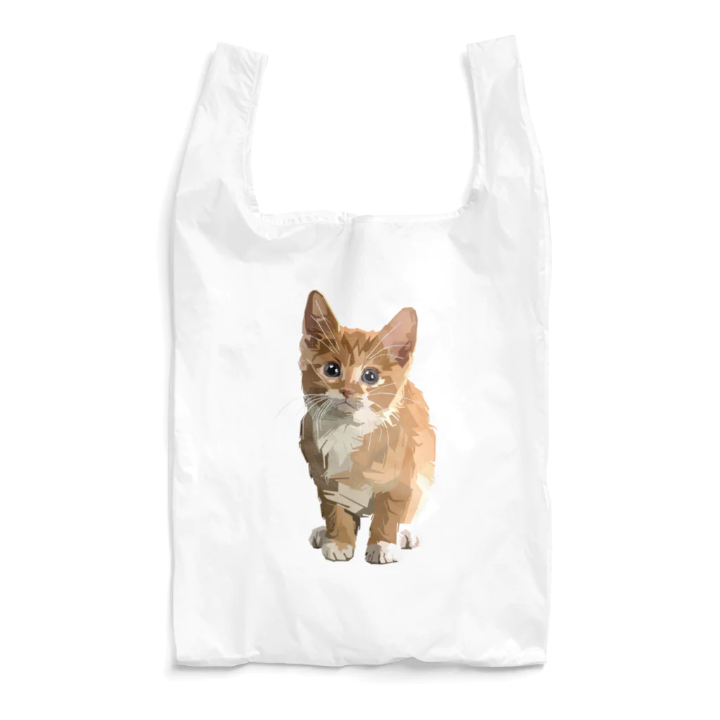 Zonelandの面白い猫、ケティ、猫の家 Reusable Bag