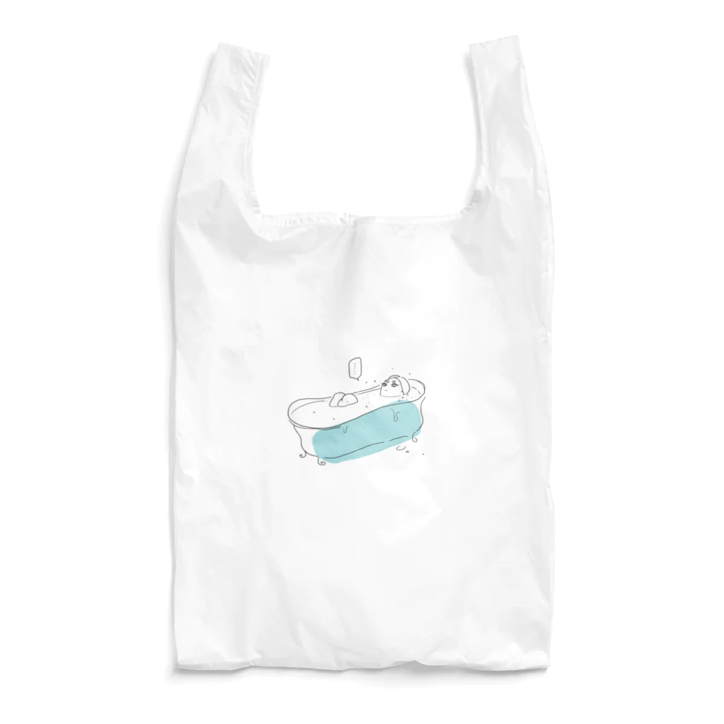 デルー村上の発泡入浴剤が背中に当たるのを楽しむ梵天さま Reusable Bag