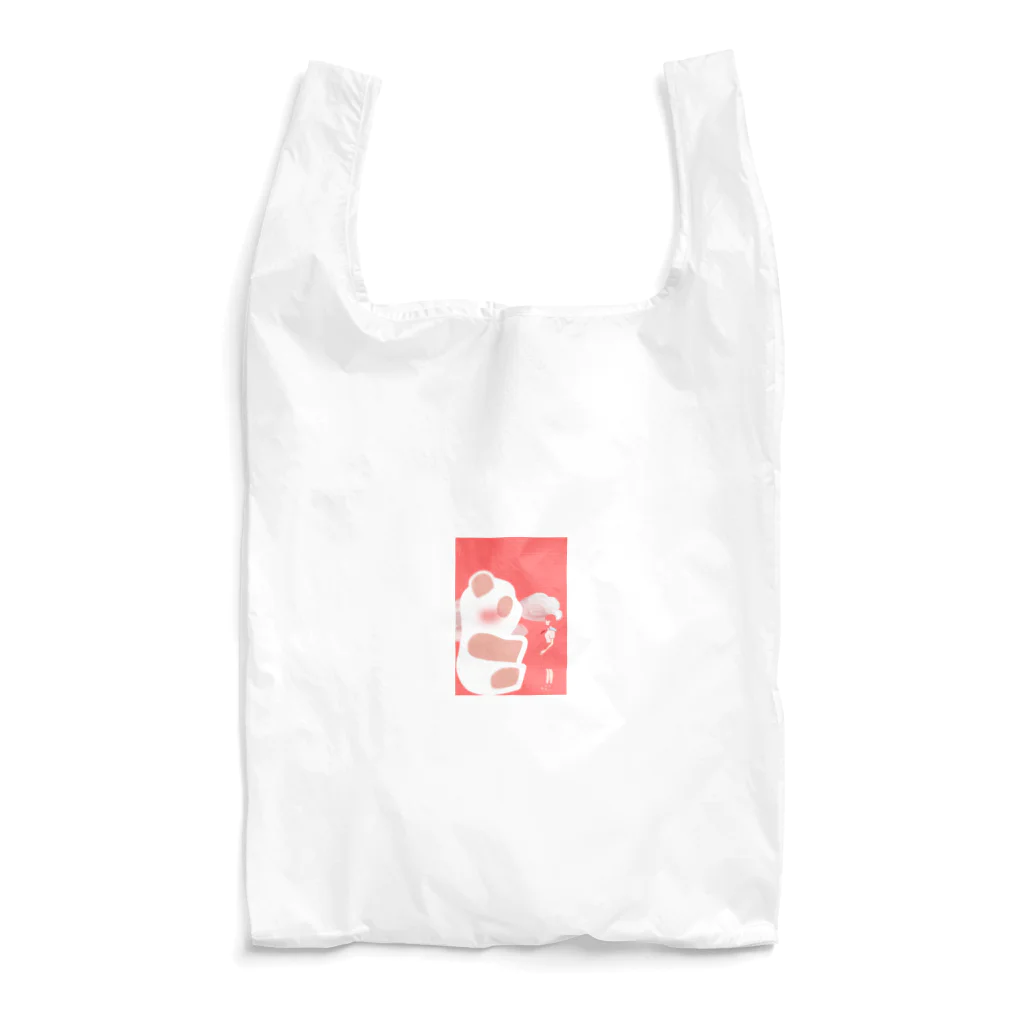 little_cloverのパンダと女子 Reusable Bag