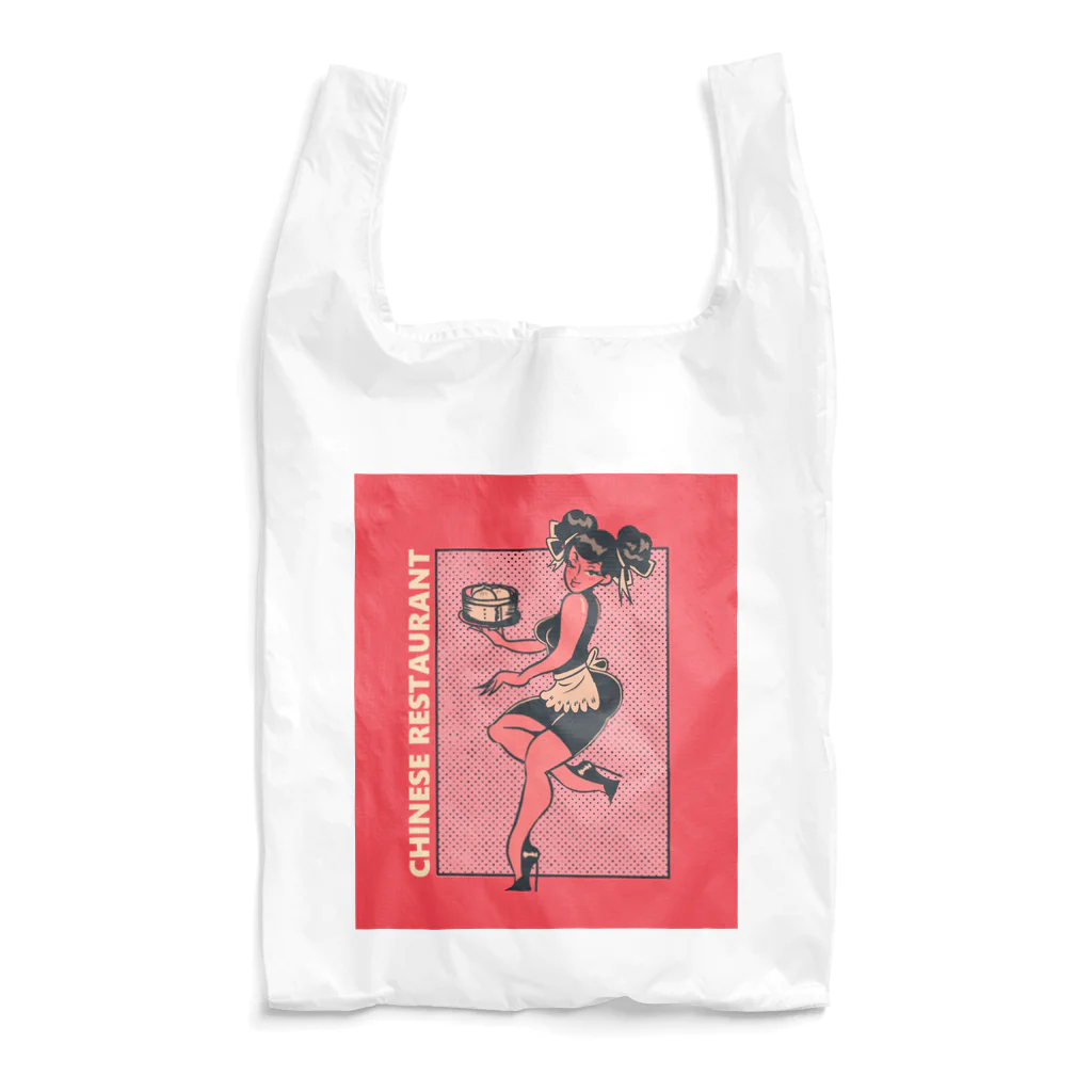 中華呪術堂（チャイナマジックホール）のCHINESE RESTAURANT WAITRESS GIRL Reusable Bag