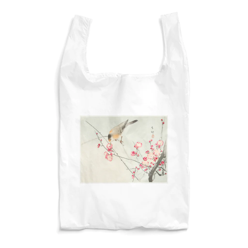 MUGEN ARTの小原古邨　梅に鶯　Ohara Koson / Songbird on blossom branch Reusable Bag