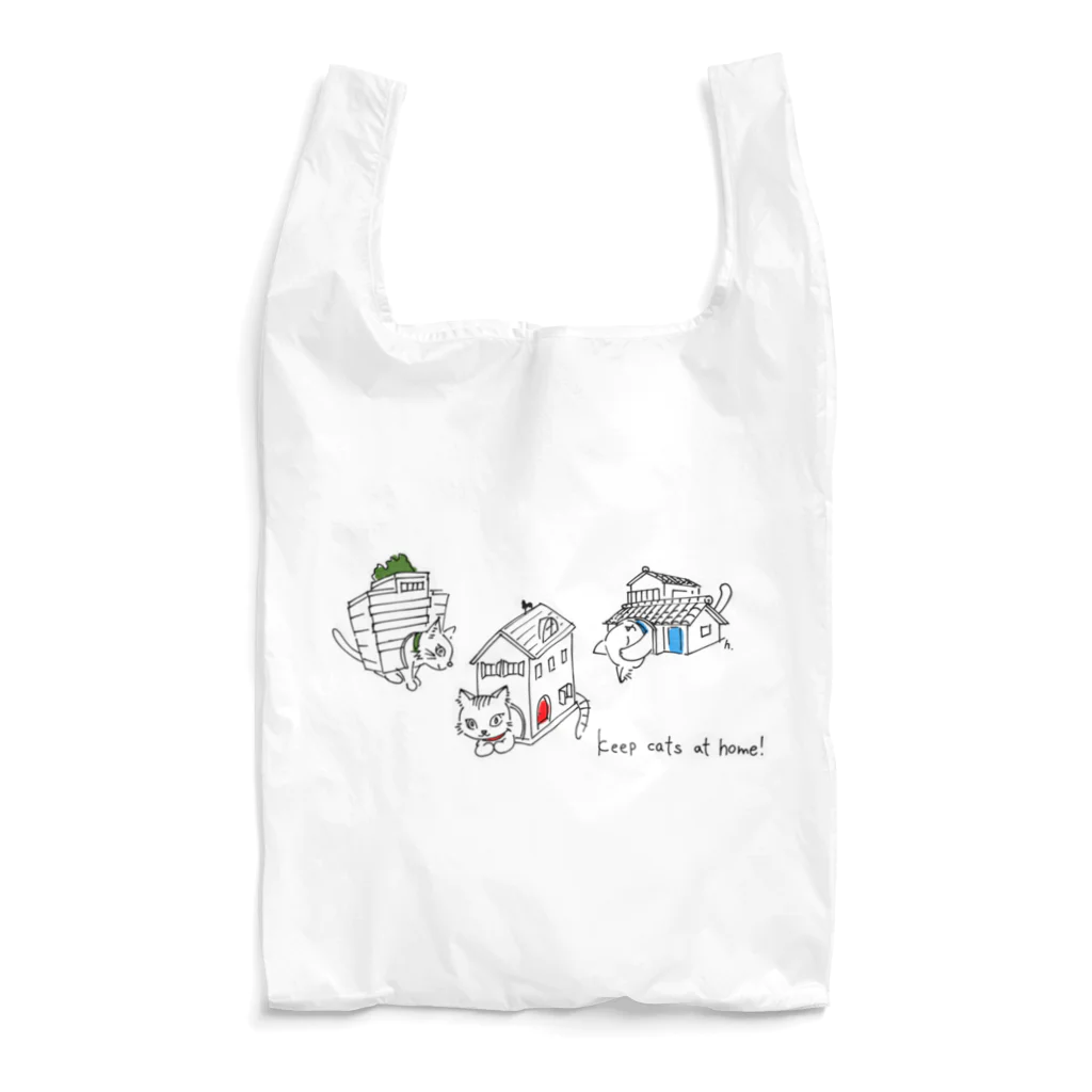 山猫庵のねこはうち Reusable Bag