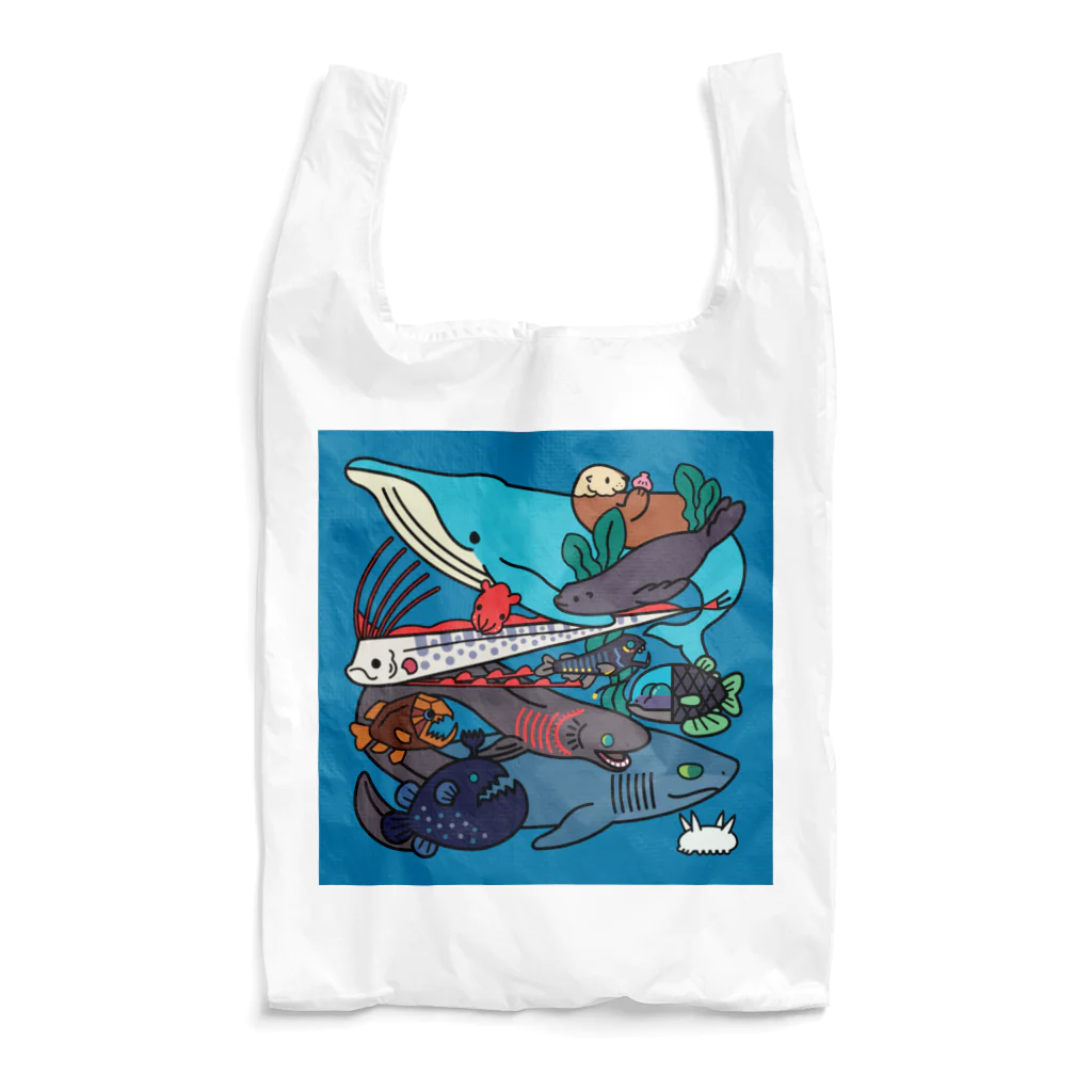 みなとまち層の海の生き物たち Reusable Bag