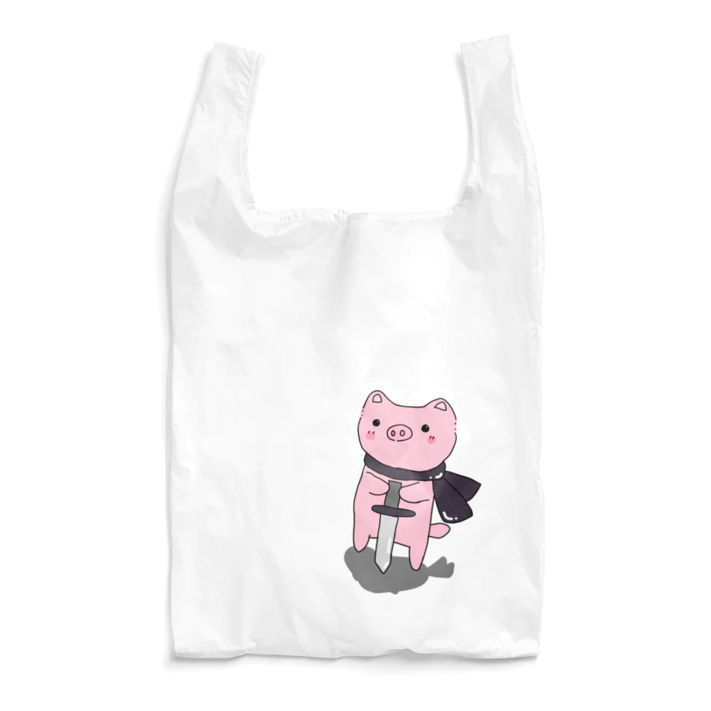 みつまめこshopのブタ勇者 Reusable Bag