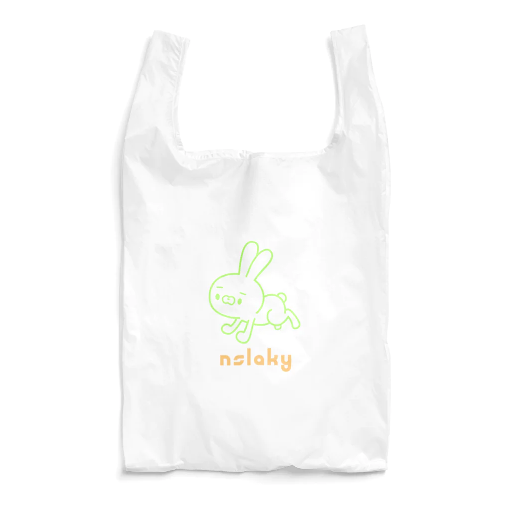 ［ n / k ］ONLINE_SHOPの走るシチョウサ(青肉) Reusable Bag