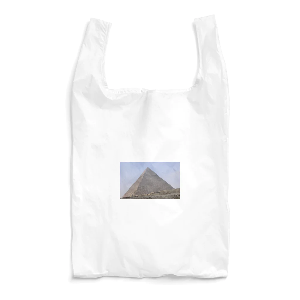エジプトの写真入り&オリジナルアートグッズのカフラー王のピラミッド エコバッグ