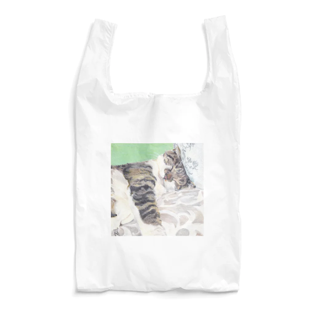 みるきち【ペットイラストアーティスト】のおやすみねこ③ Reusable Bag