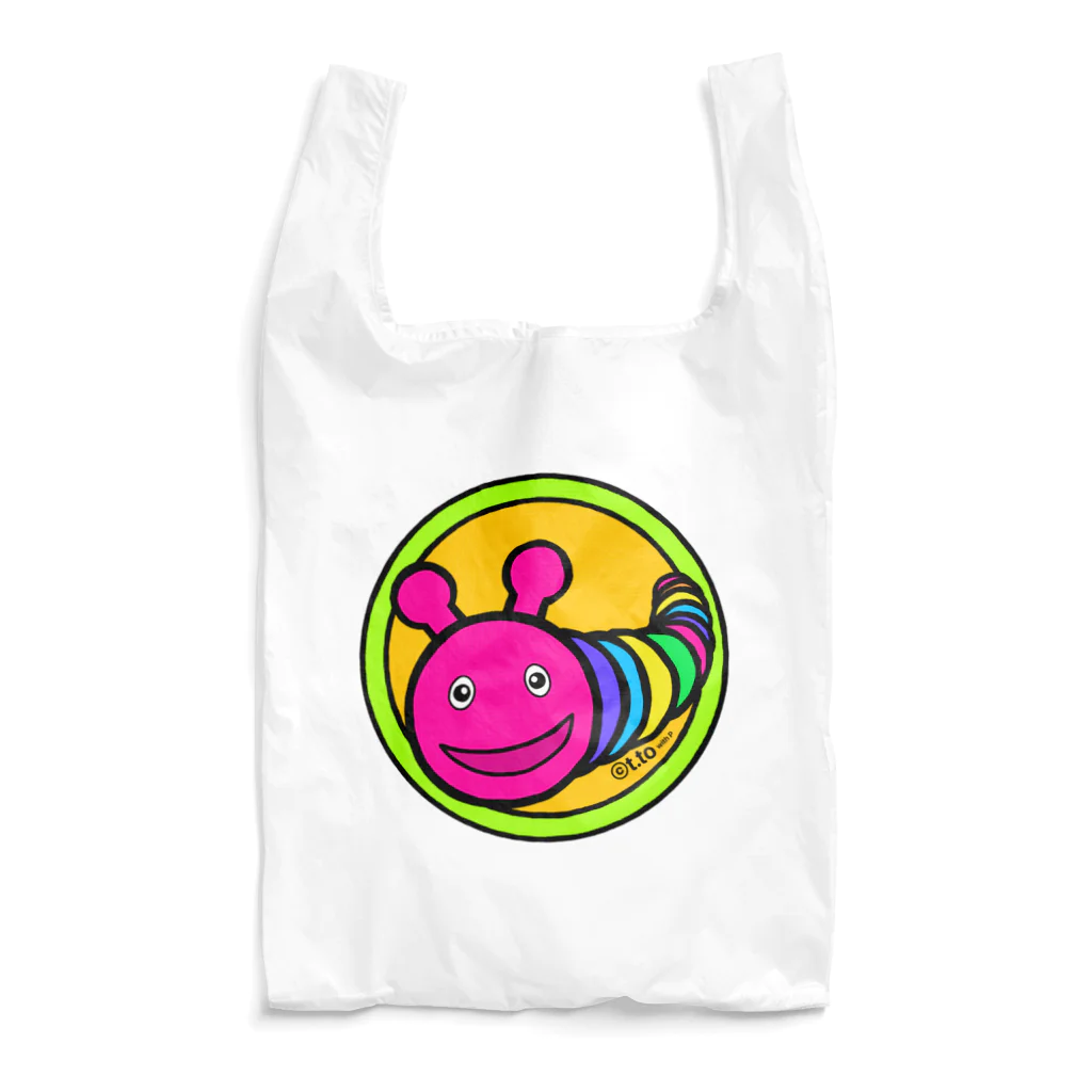 ハローティーワークスのもち虫だよ♡ Reusable Bag