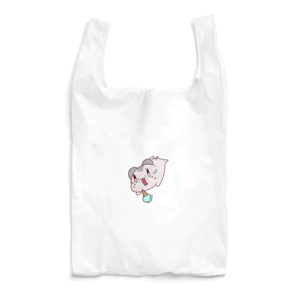 エゴイスト乙女のアイスを落として泣いているハムスター Reusable Bag