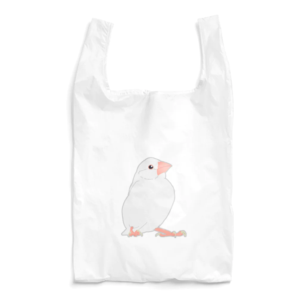 霜影/こしょうのやる気満々白文鳥 Reusable Bag