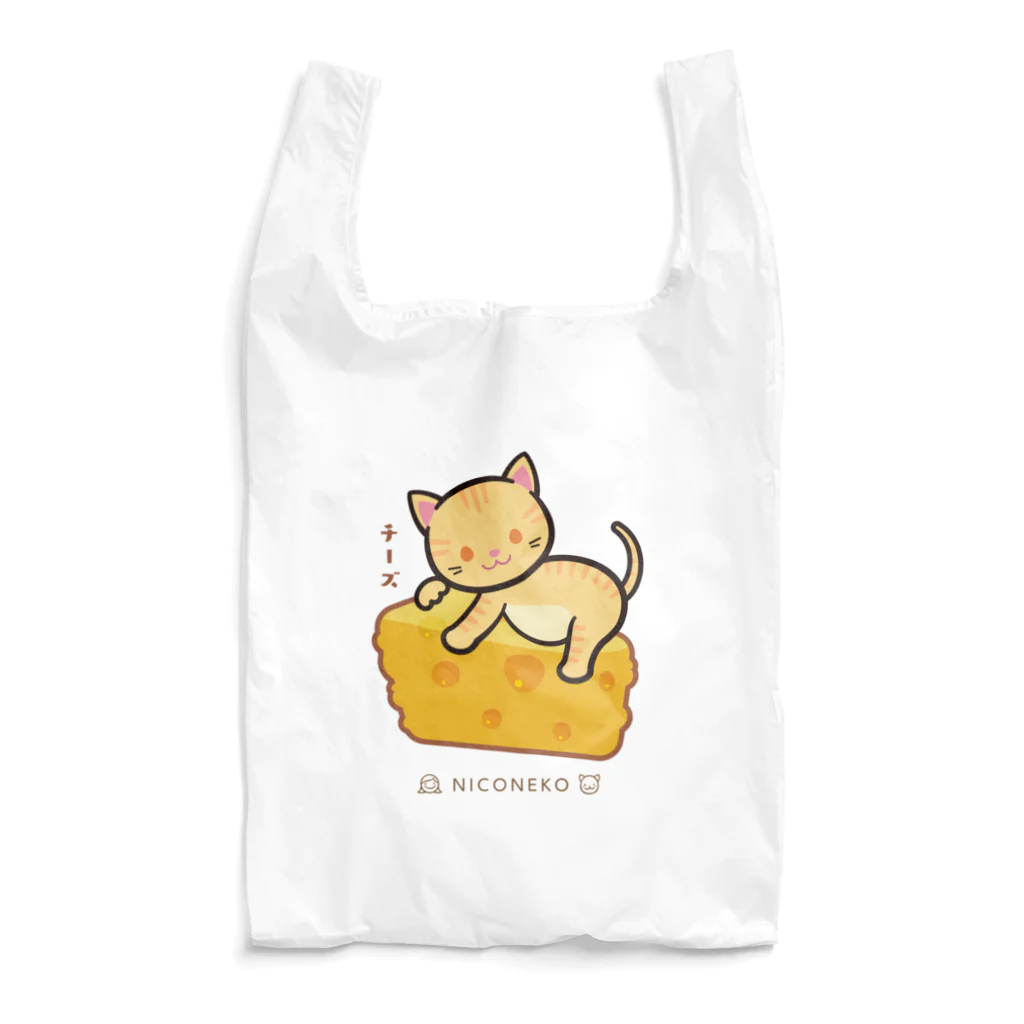 にこねこ【保護猫の保育園】のチーズちゃんエコバッグ Reusable Bag