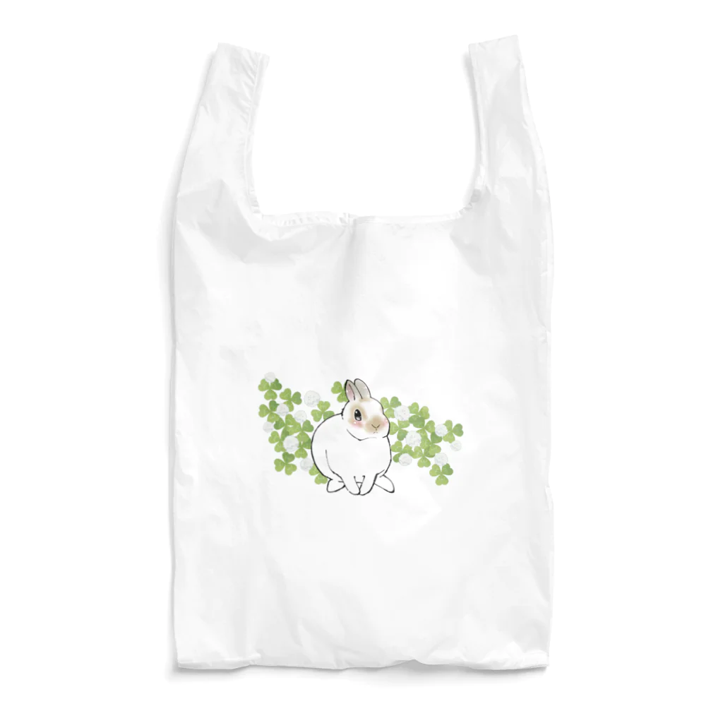 うさぎ王子のしもべのコニトくんとクローバー Reusable Bag