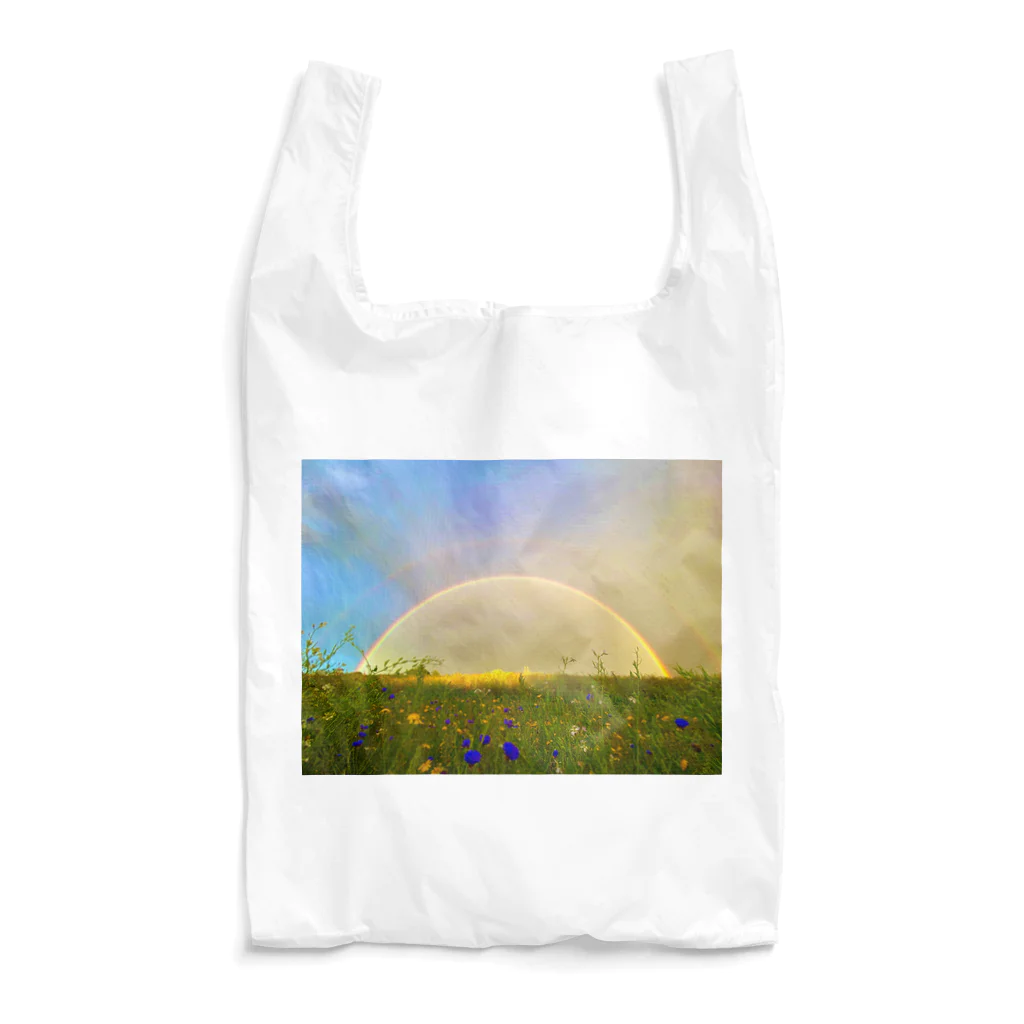 fra Denmarkの幸せの虹　ダブルレインボー Reusable Bag