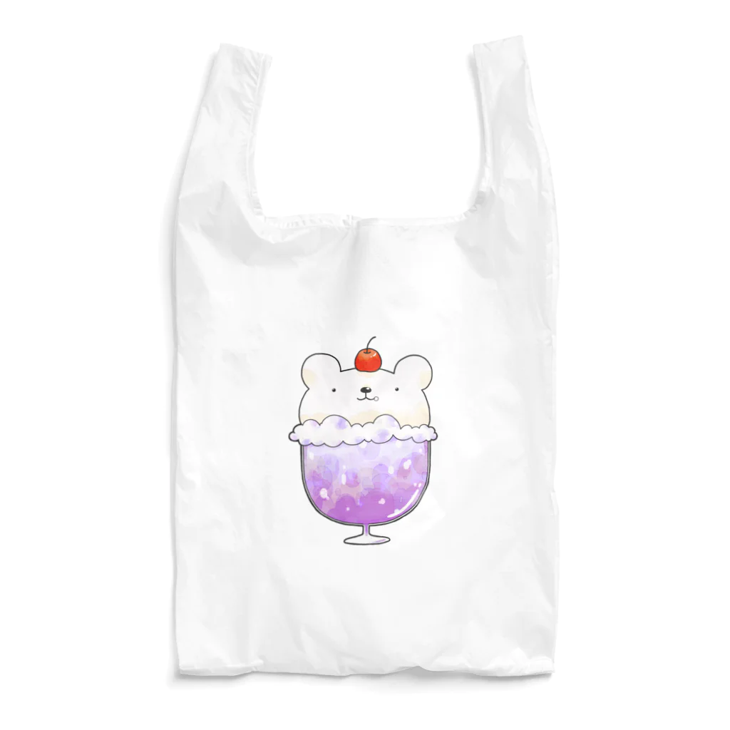 pecori ぺこりのぶどうのしろくまのクリームソーダ Reusable Bag