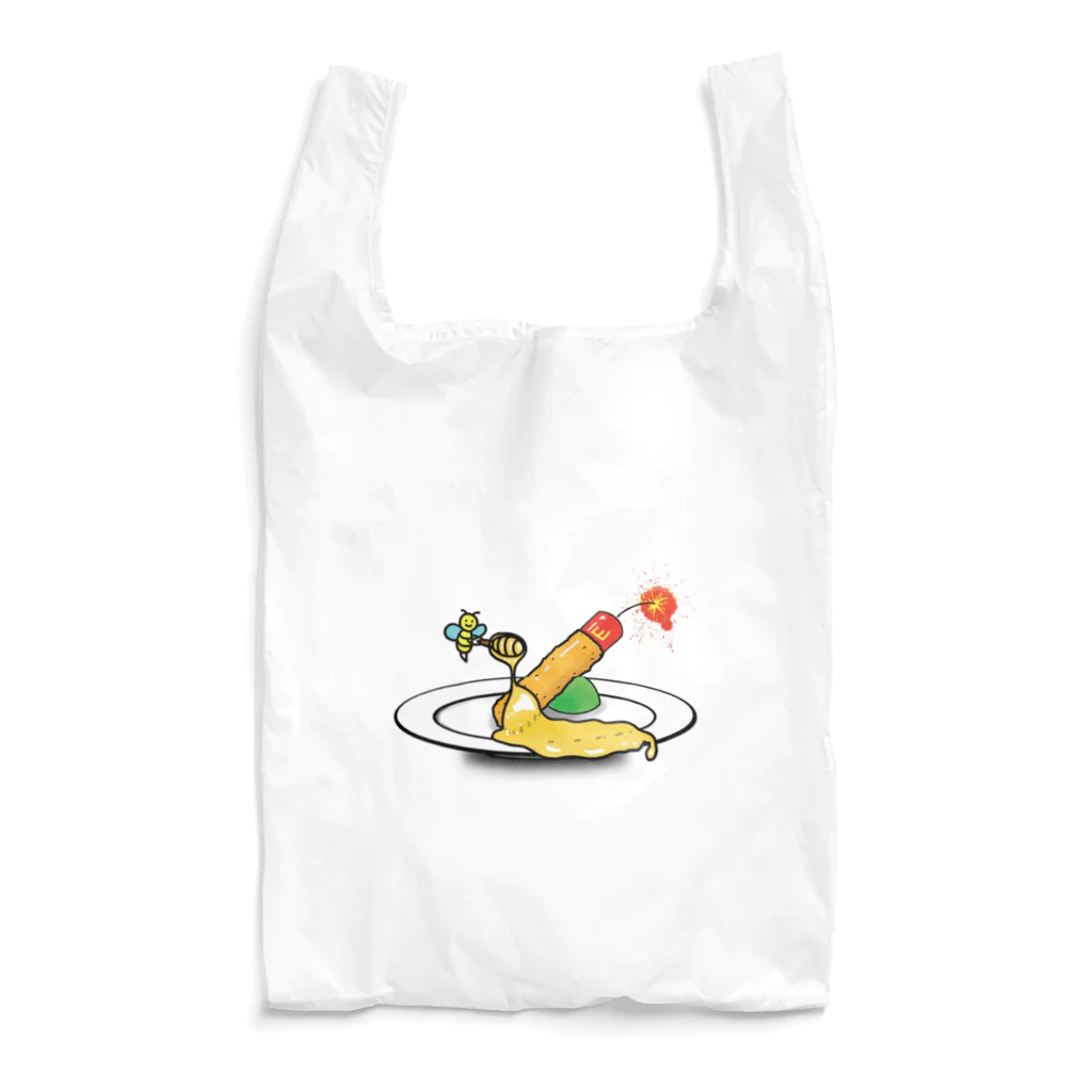 ハチミツラジかルのダイナマイト料理クッキングクラブ公式ロゴ Reusable Bag