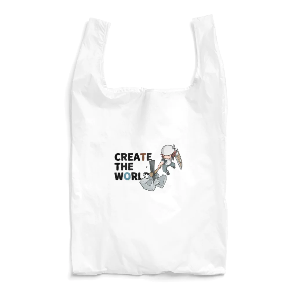 mocchi’s workshopのCREATE THE WORLD エコバッグ