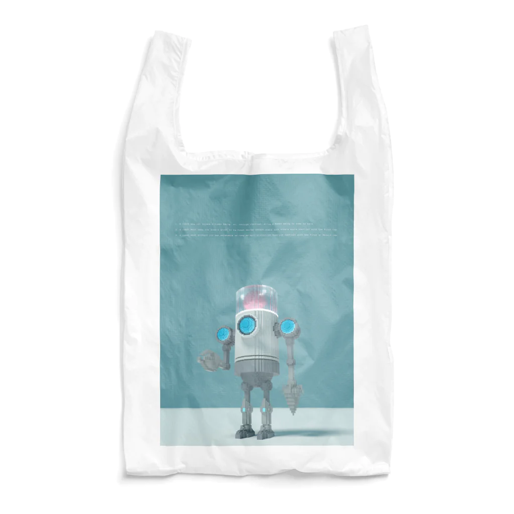 Happy Paint ShopのVoxelArt-ROBOT- Reusable Bag