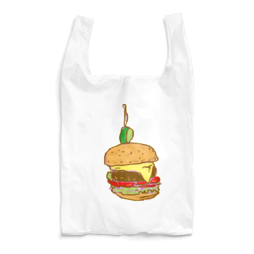 あいちぃ百貨店のハンバーガ☆ Reusable Bag