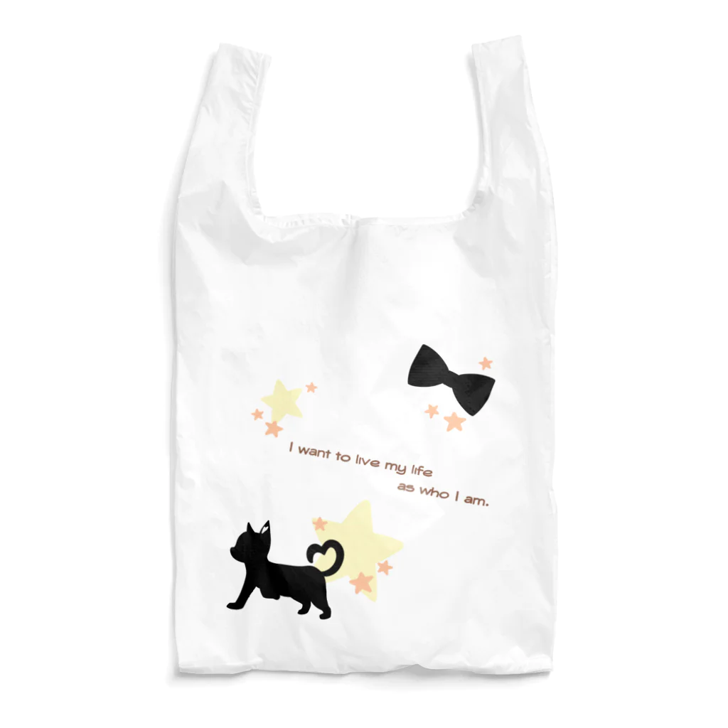 rayloidropのハートにゃんこ Reusable Bag