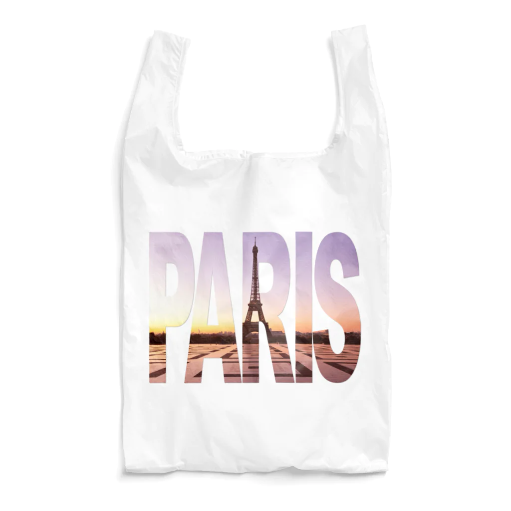 artdesignemkのFrance Paris Sunrise フランス パリ 日の出 Reusable Bag