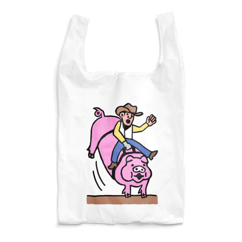 P-STYLEの豚のロデオ Reusable Bag