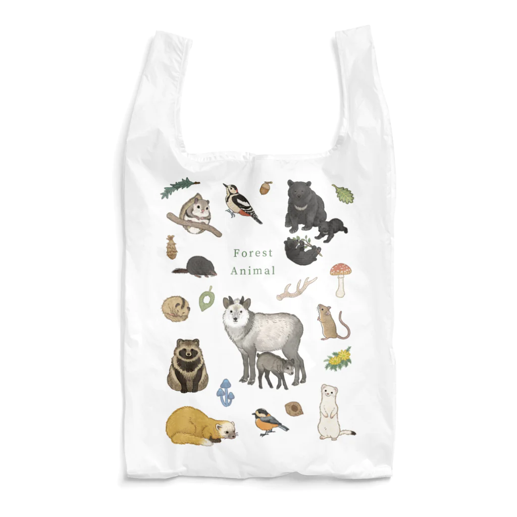 ちなきのこのForest Animal Reusable Bag