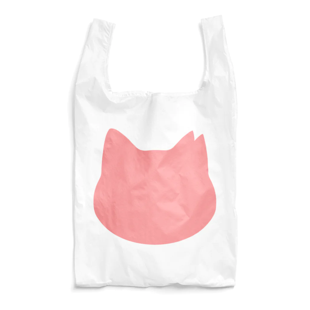 ichinoshopのさくら猫シルエット/ピンク Reusable Bag