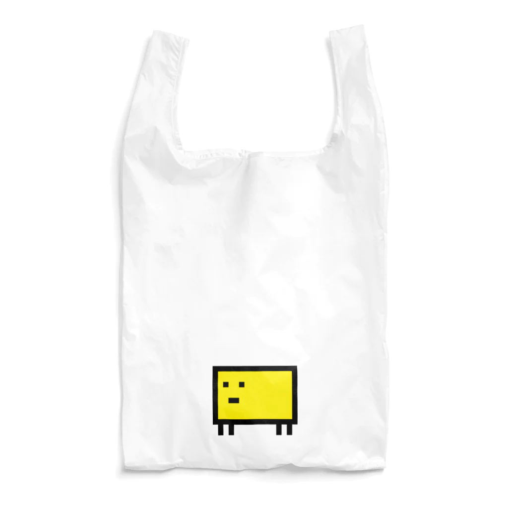 1080shopの黄色しかく。 Reusable Bag