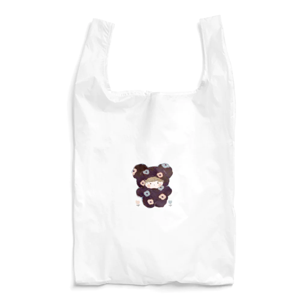 asami_sanの花がらのもこもこ Reusable Bag