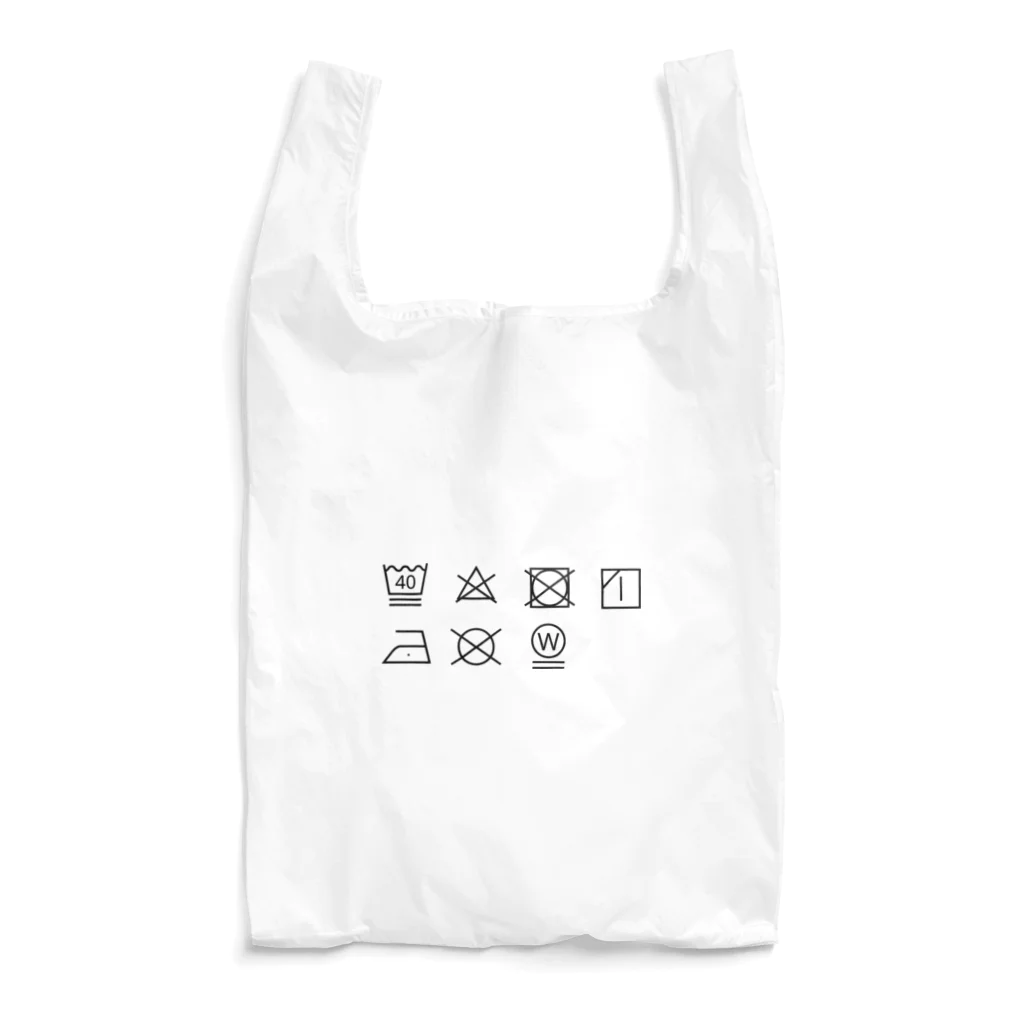 Two Dimensions BarCodeの洗濯表示 Reusable Bag