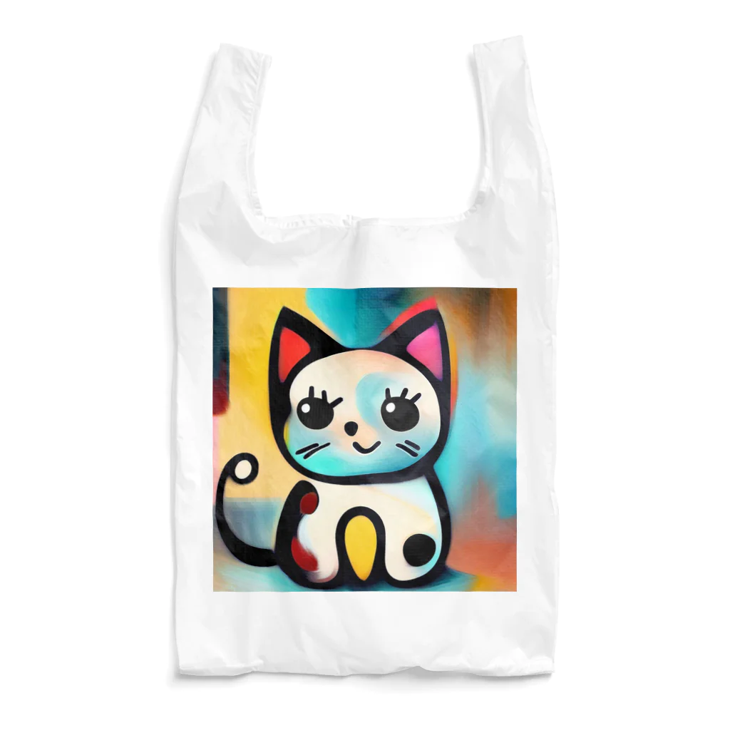 T2 Mysterious Painter's ShopのMysterious Cat Reusable Bag