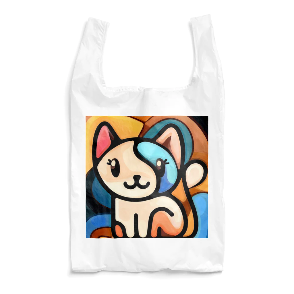 T2 Mysterious Painter's ShopのMysterious Cat Reusable Bag