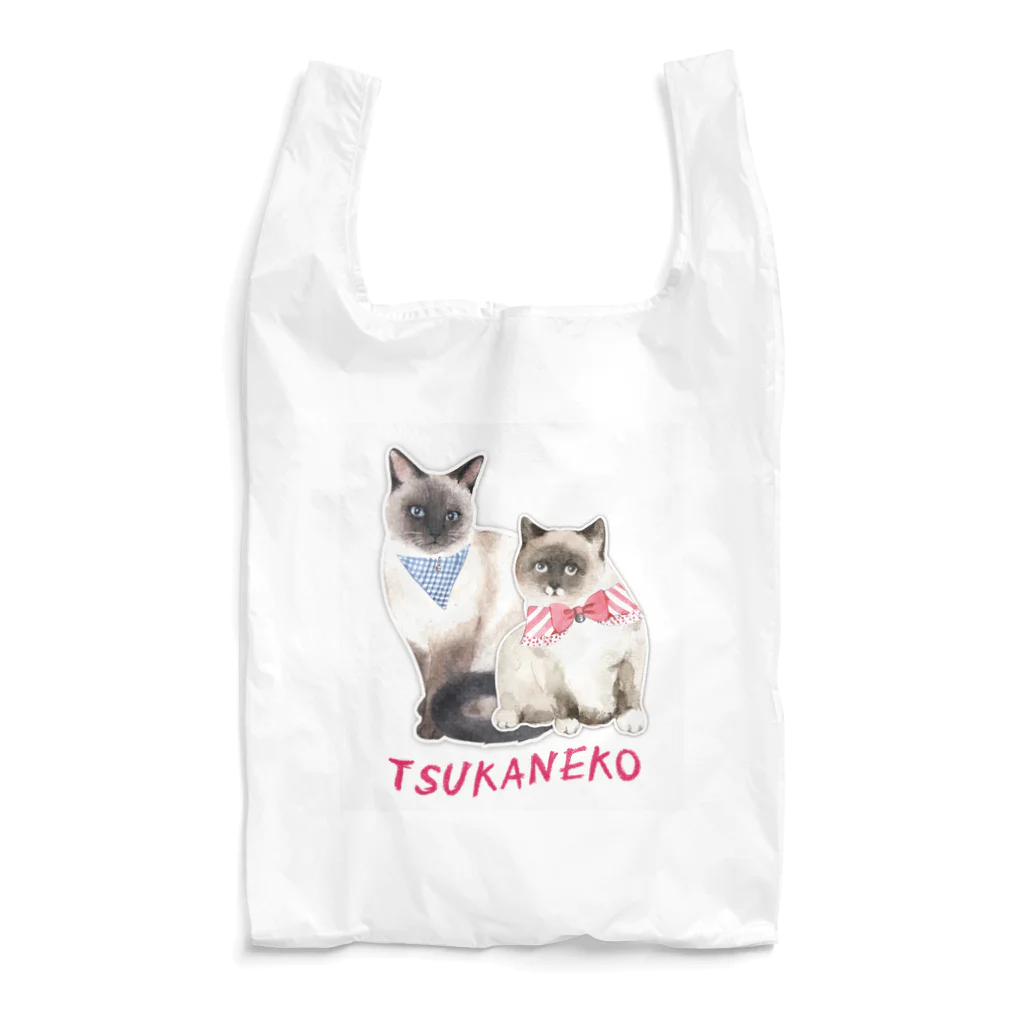 MiKiNEKO雑貨店(つかねこ公式グッズ)のBibi×Riri Reusable Bag